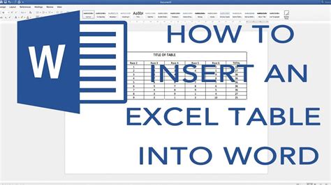 convert excel to word table with formatting