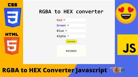 convert hex color to rgba javascript