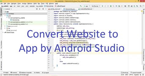 convert html to mobile app