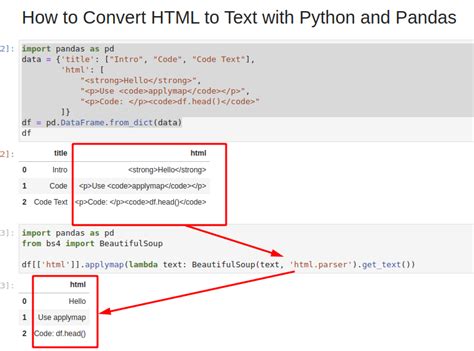 convert html to txt python