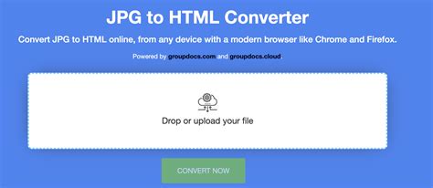 convert jpg to html email