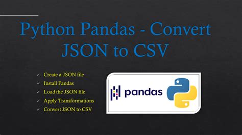 convert json file to csv python pandas