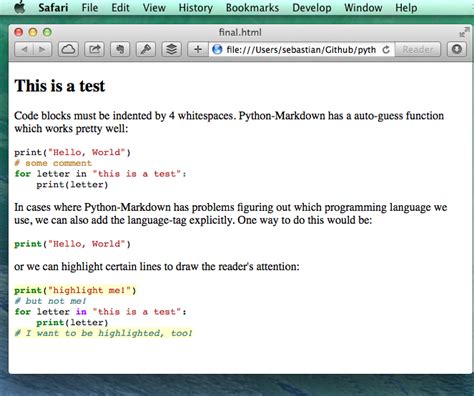 convert markdown text to html python