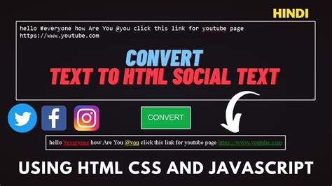 convert normal text to html