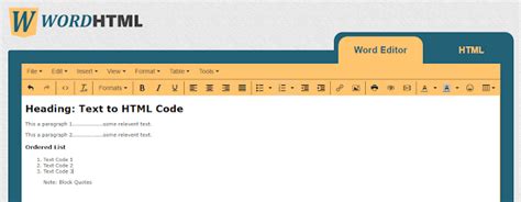 convert normal text to html code