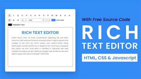 convert rich text editor to html
