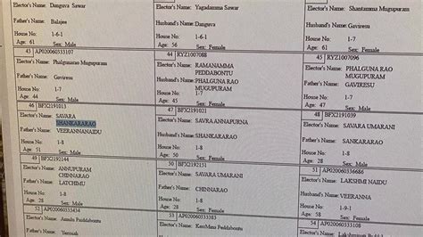 convert voter list pdf to excel
