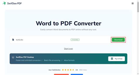 convert word to pdf without changing format free