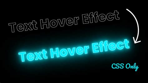 cool css text hover effects