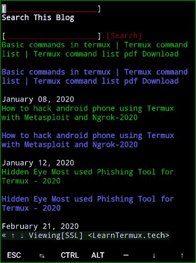 cool termux commands