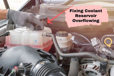 coolant overflow tank leaking but not overheating