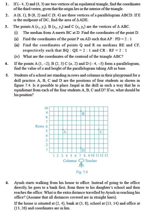 coordinate geometry questions and answers pdf grade 11