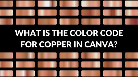 copper color code in canva