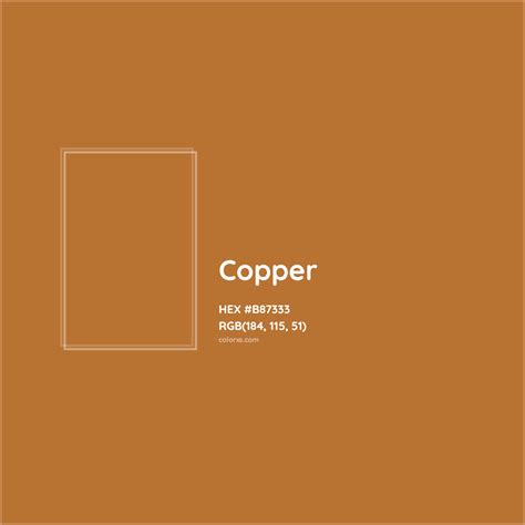 copper wire color hex code
