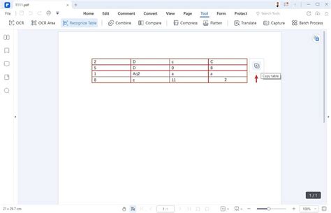 copy and paste table from pdf to word without losing formatting