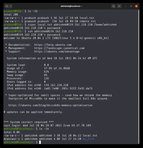 copy file from remote server to local machine linux ssh