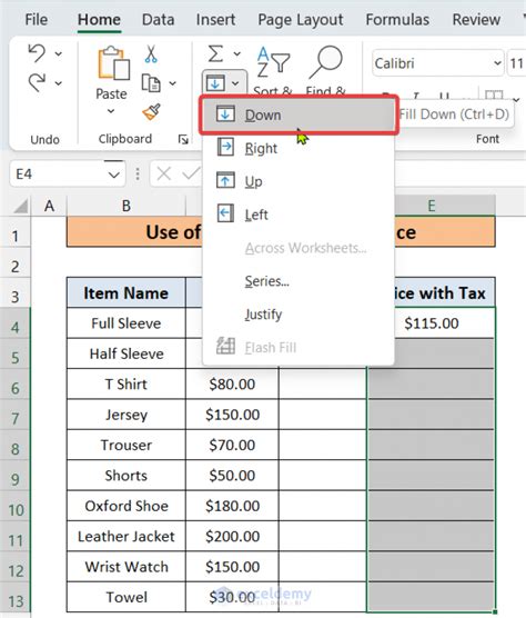 copy same value in excel column without incrementing