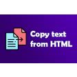 copy text icon html
