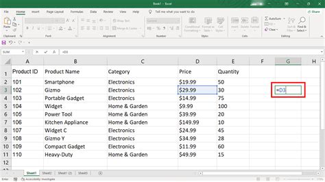 copy the same value in excel