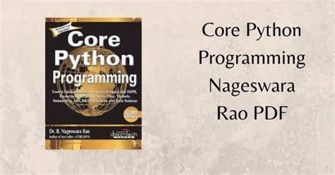 core python programming nageswara rao pdf drive