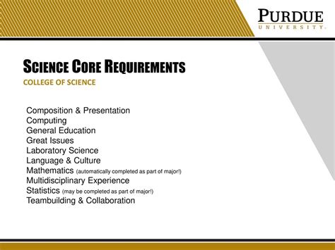 core requirements college definition