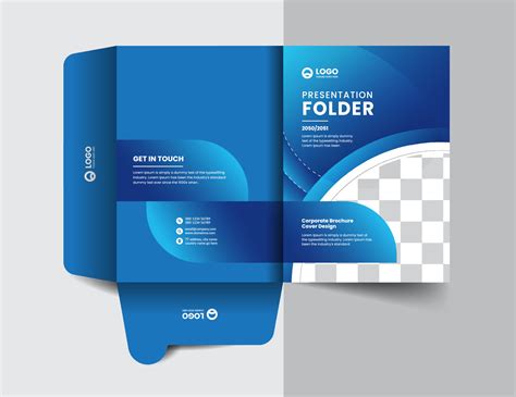 corporate presentation folder design
