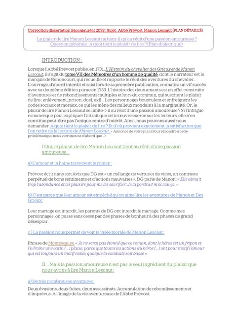 correction dissertation ses bac 2023