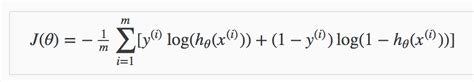 cost function in logistic regression python