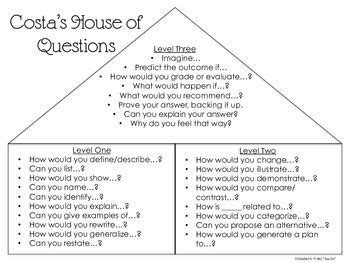 costa level 3 questions examples with answers