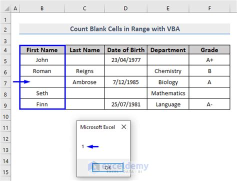 count blank cells in excel vba