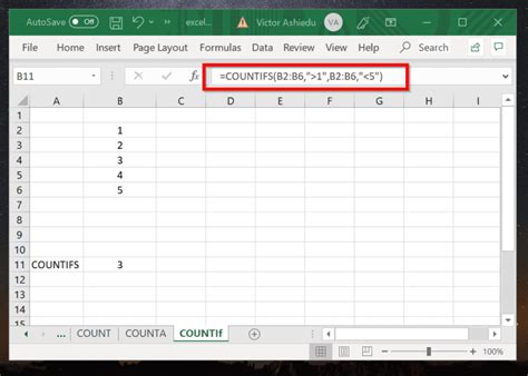count formula in excel for text from another sheet