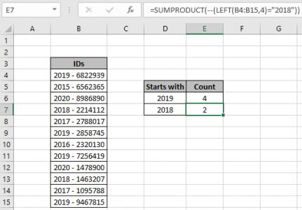 count number of cells with specific value in excel