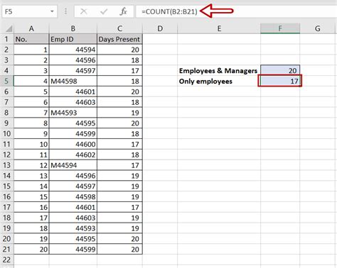 count number of cells with value in excel