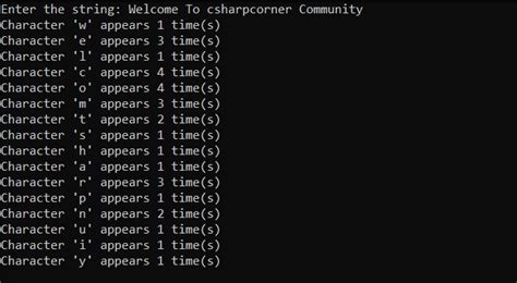count occurrences of character in string c# using linq
