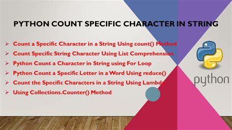 count specific characters in string python