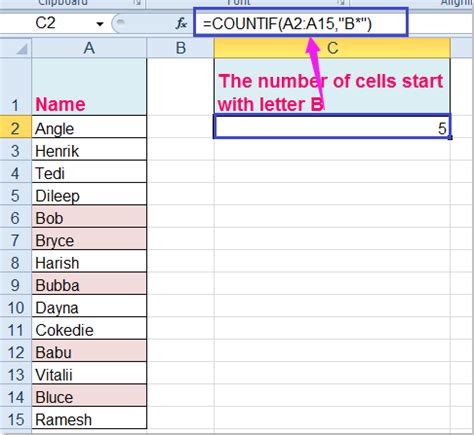 count specific letters in excel cell