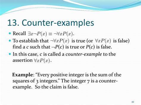 counterexample discrete math