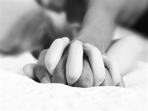 couple holding hands