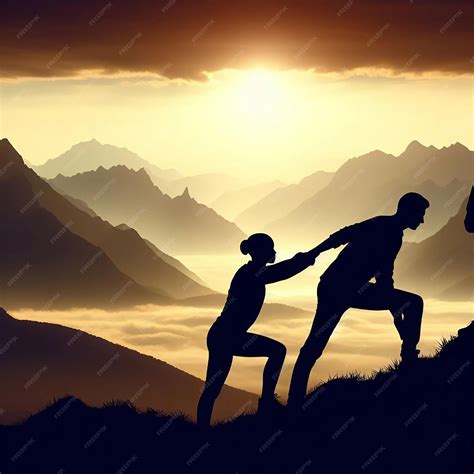 couple supporting each other