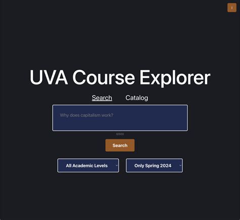Course Catalog Uva