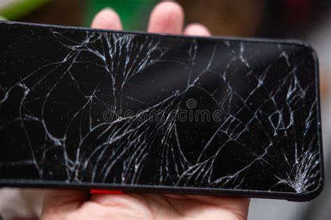 Cracked Phone Touchscreen