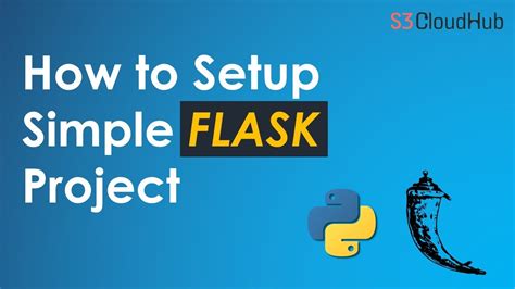 create a flask project in python
