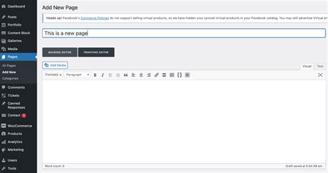 create a posts page wordpress