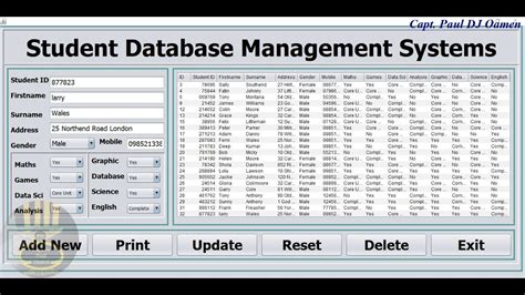 create a student database in mysql