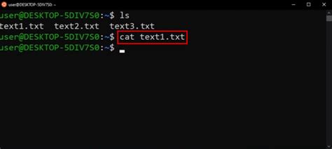 create a text document in linux