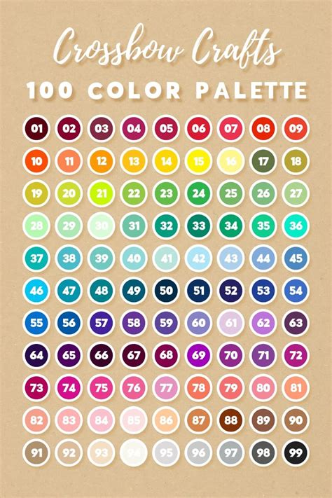create color palette using hex code