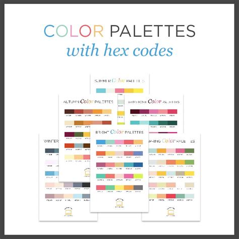 create color palette using hex codes