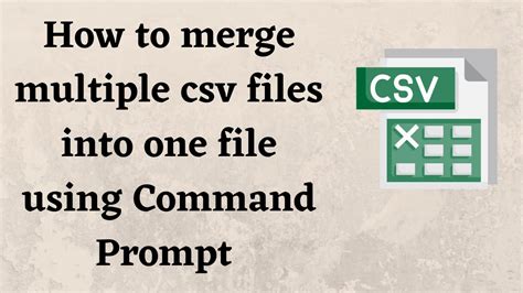 create csv file command line windows