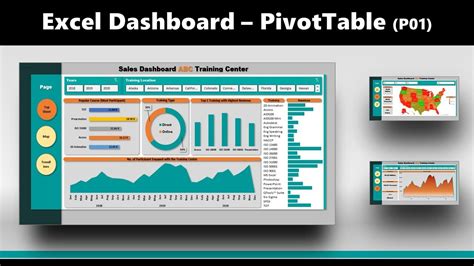 create dashboard in excel using pivot tables