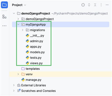 create django project and app